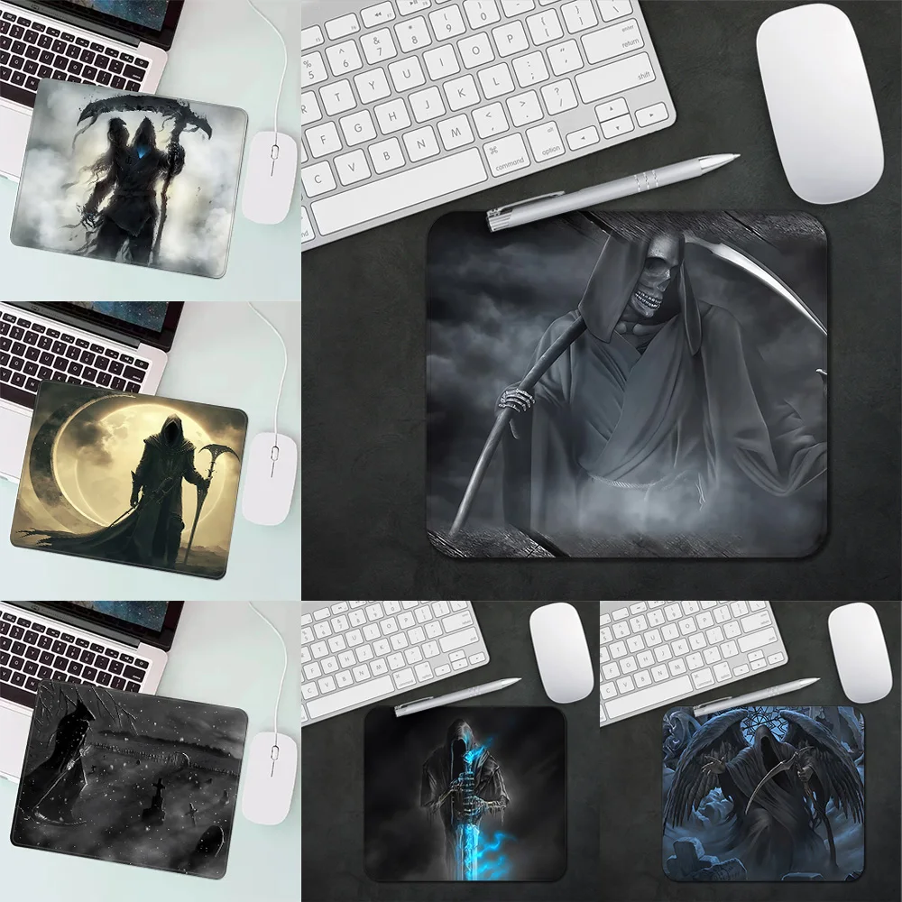 Deadly Death Scythe Gaming Mouse Pad XS Small Mousepad For PC Gamer Desktop Decoration Office Mouse Mat Deskmat Rug