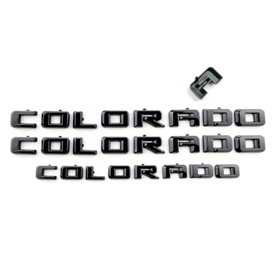 

Overlay Door Rear Emblems Letters 3D Badge Nameplate Replacement for 2023+ Colorado 3PCS
