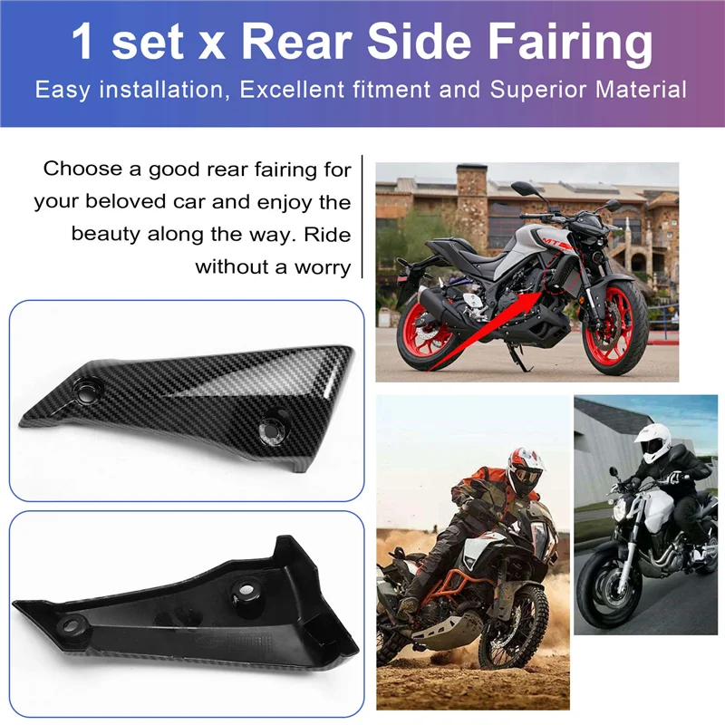 

Motorcycle Side Radiator Cover Tank Guard Fairing For Yamaha MT03 2021 2022 2023 New High Quality Motorcycle Accessories