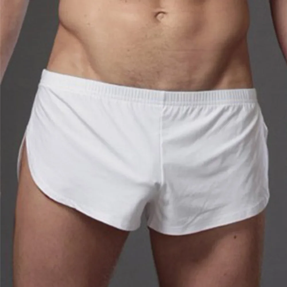 Soft and Fashionable Men Underwear Shorts Seamless Trunks Briefs with Manual Measurement Deviation