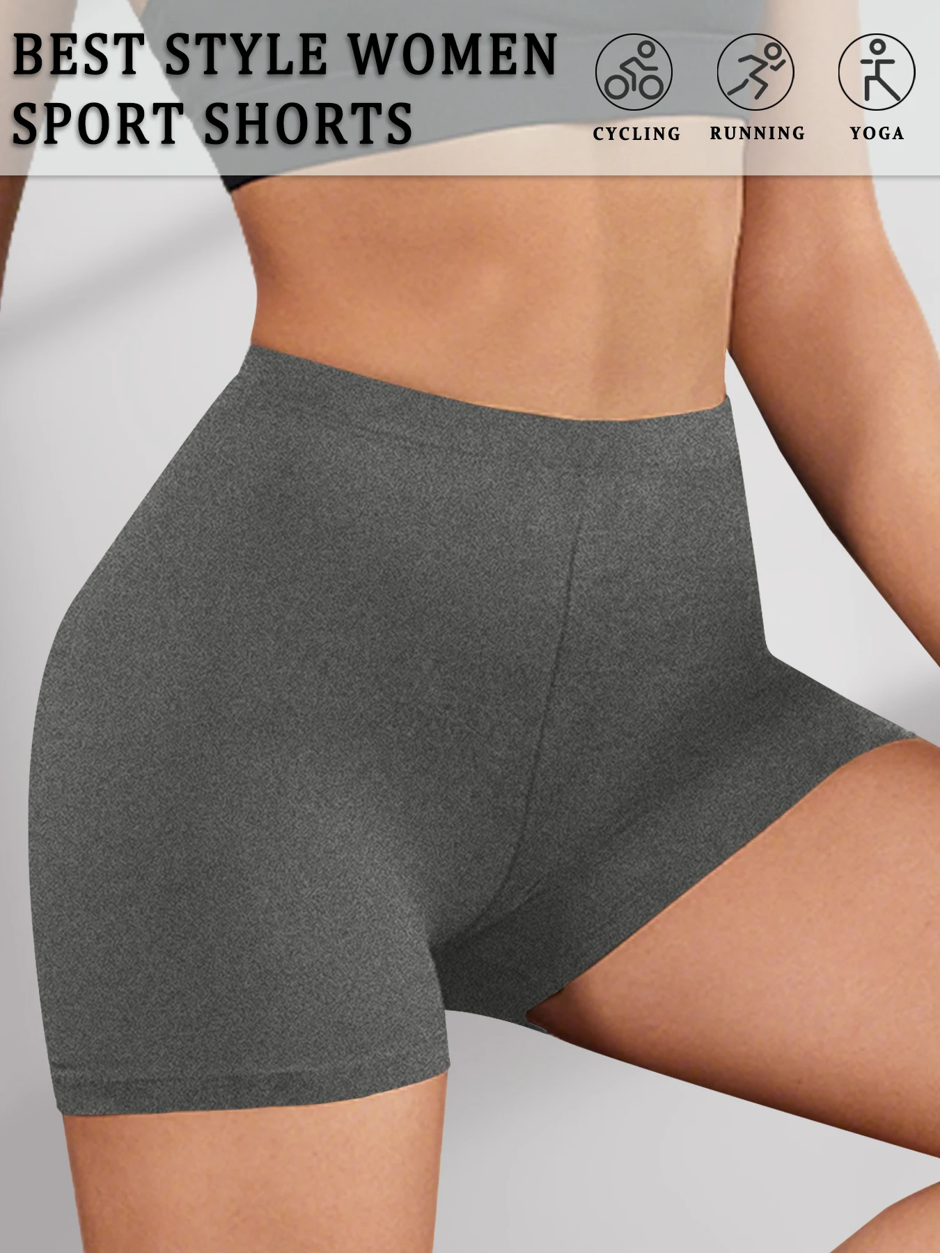

Biker Shorts For Women Super Soft Workout Yoga Running Cycling Gym Fitness Shorts Women's Activewear leggings
