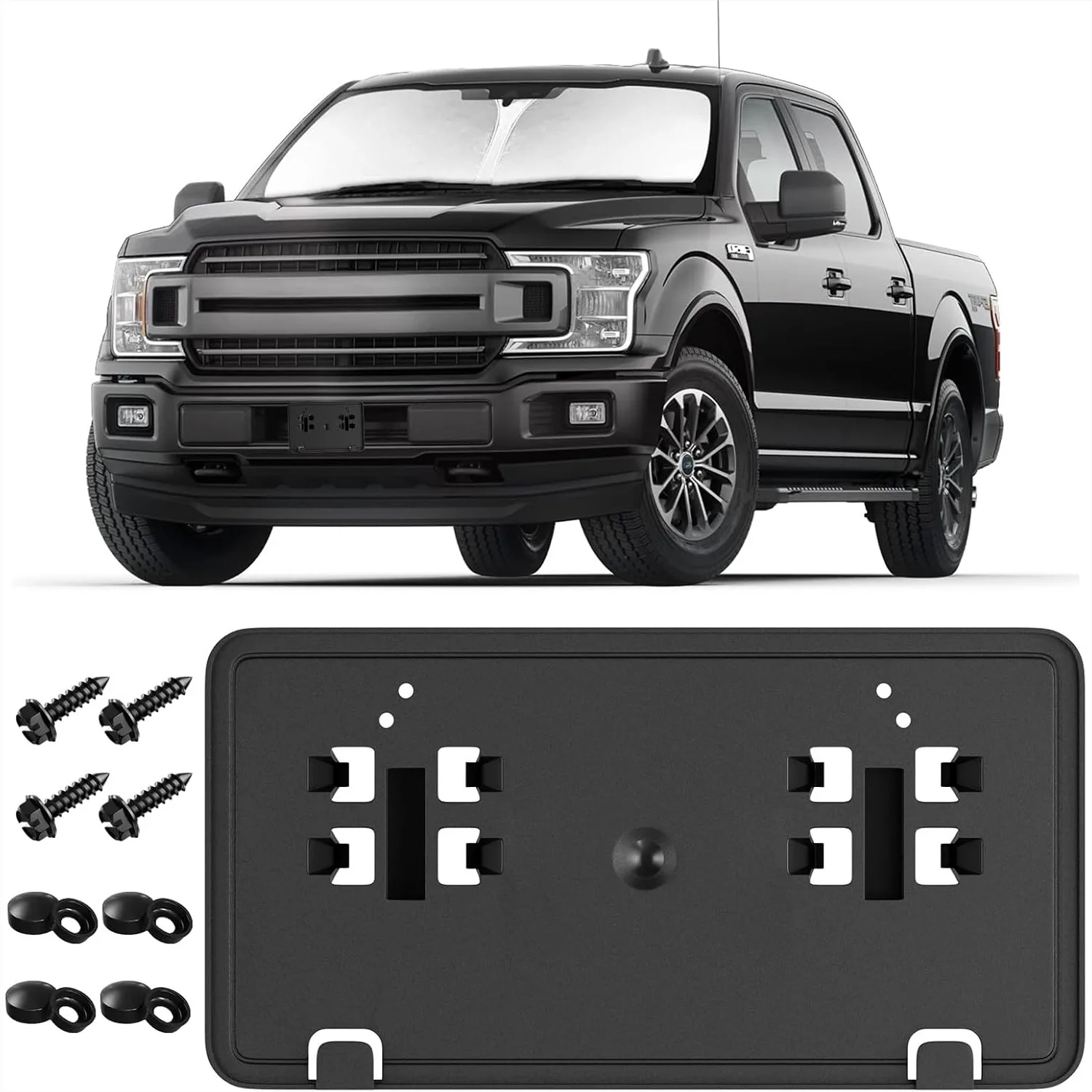 

Кронштейн для переднего номерного знака для грузовиков Ford F150 2018-2020, простая установка и надежное крепление