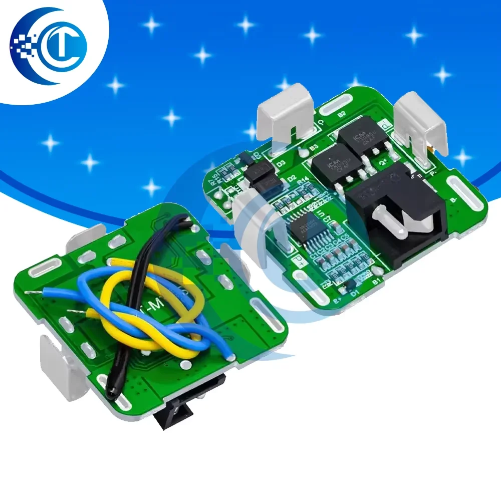4S 14.4V/16.8V Four-String Lithium Battery Protection Board 18650 Lithium Battery Pack 14A 2MOS