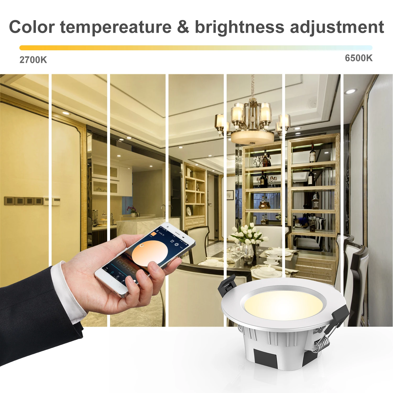 5W Smart BT Mesh Downlight Sma - Smart Home Features ulasan dan harga