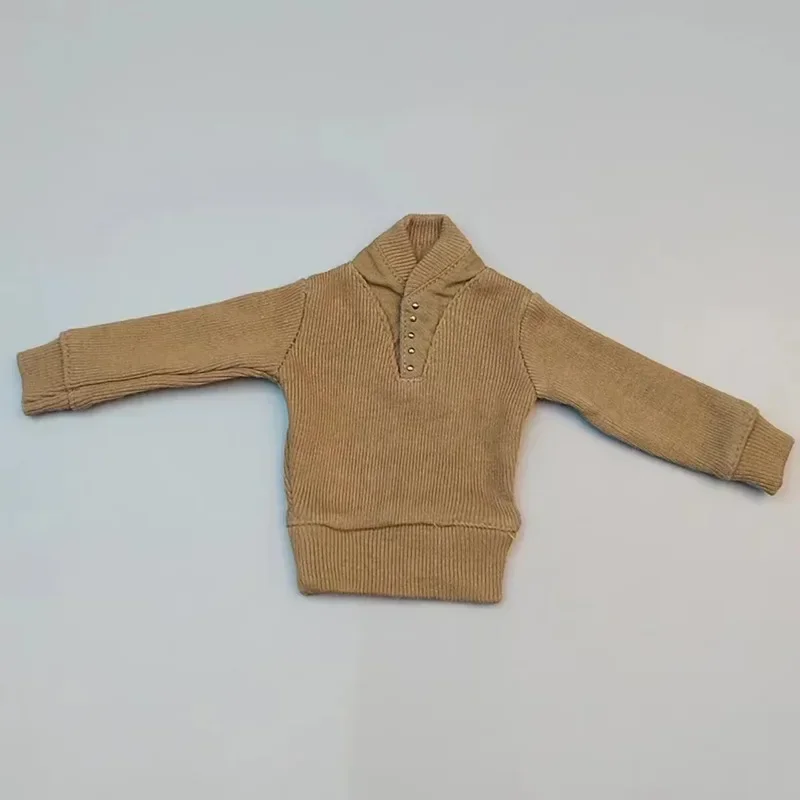 Pull de soldat américain pour homme, échelle 1/6, pull à col montant de la seconde guerre mondiale, vêtements pour corps de figurines d'action de 12 pouces