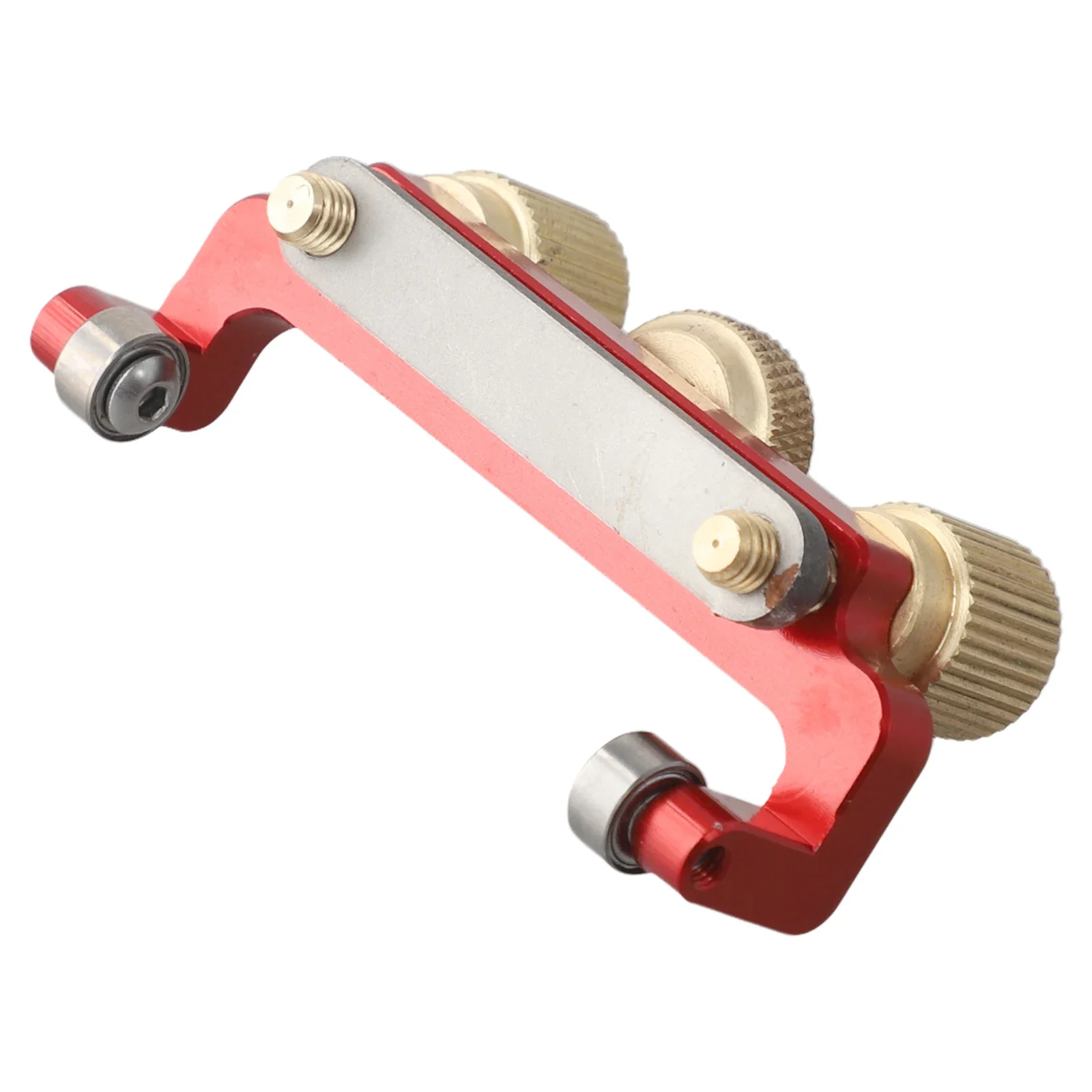 

For Flat Scissors Sharpening Jig Chisel Sharpening Tool Approx. 66.3*20.9*28mm 2.6*0.82*1.1 In Aluminum Alloy Construction