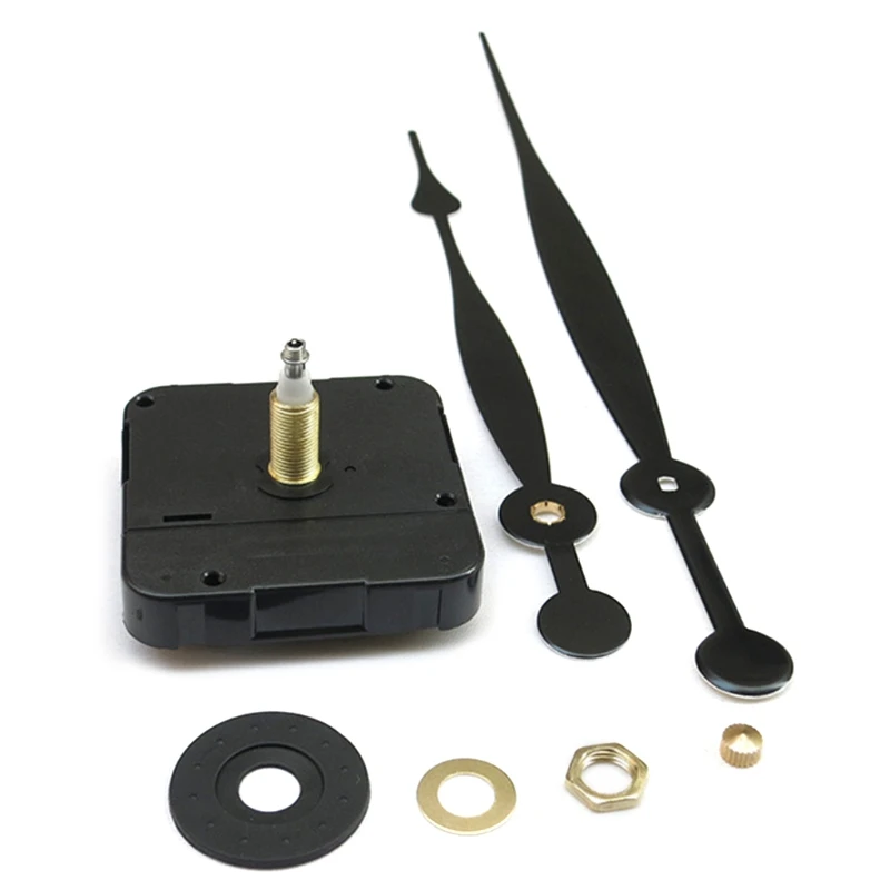 High Torque Long Shaft Silent Clock Movement Mechanism with 2 Different Hands DXAF