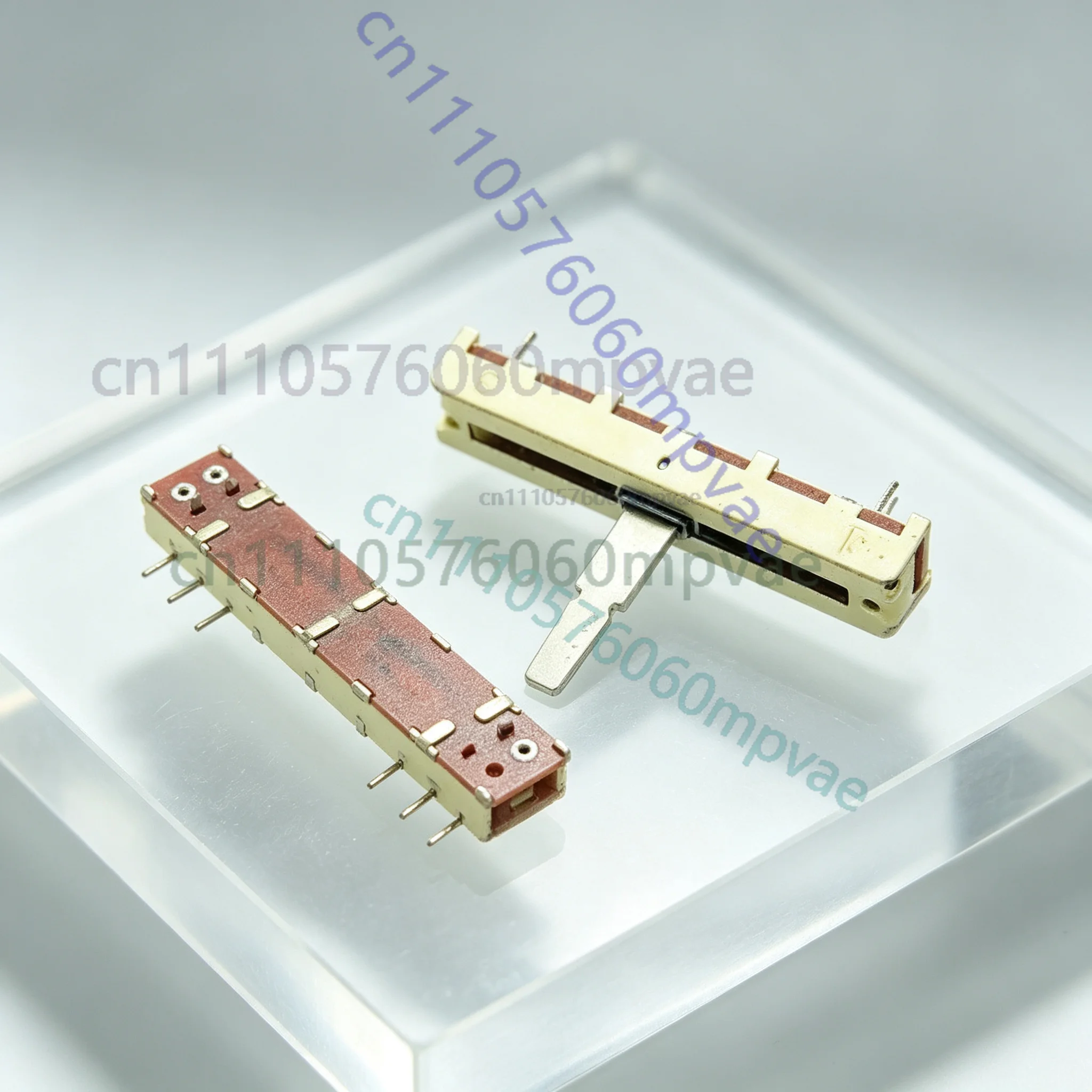 10Pcs FOR Taiwan Alpha 45mm B50K Single-contact 3Pin Straight Slide Potentiometer, Audio Mixer Light Control Fader B503
