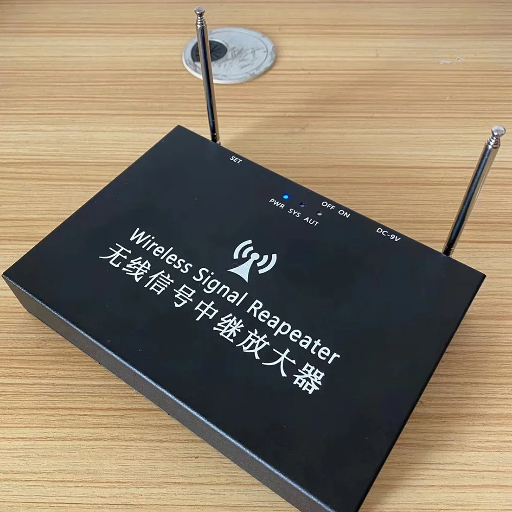 433MHZ Wireless Signal Booster For security alarm PIR motion detector Signal Repeater signal amplifier