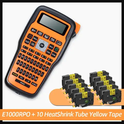 AAA + 산업용 라벨 프린터 휴대용 전자 라벨러 203dpi 랩용 Brother 열 수축 튜브 프린터와 호환 가능