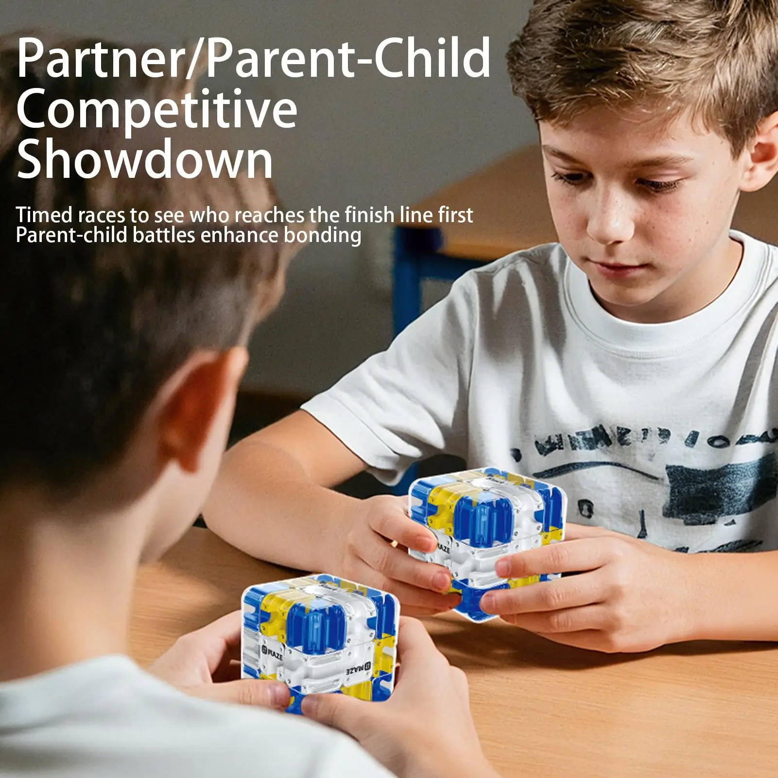 3D Doolhof Magische Kubus Kids Labyrint Creatieve Puzzel Intelligentie Kubus Fidgeting Speelgoed Logisch Denken Anti Stress Educatief Speelgoed