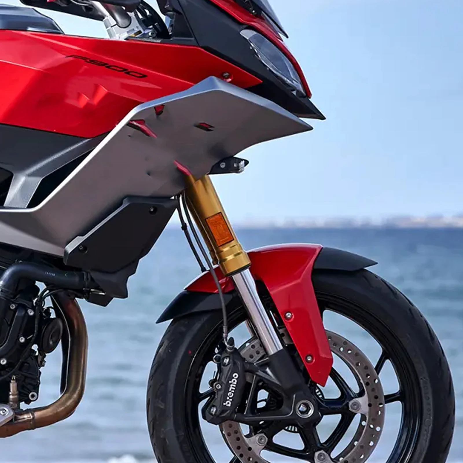 For BMW F900XR S1000XR 2020-2024 Motorcycle Accessories ABS Carbon Front Wheel Hugger Fender Mudguard Splash Guard Fairing Cover