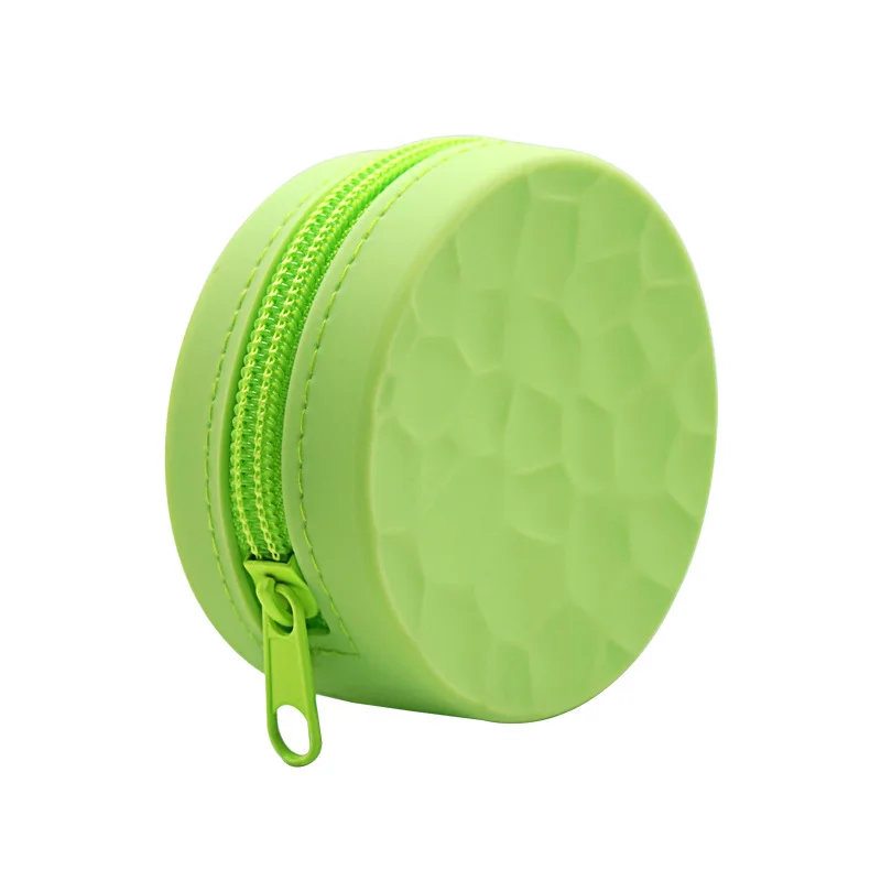 

High Quality Fresh Solid Color Green Yellow Pink Gray Coin Change Wallet Mini Purse Cute Birthdays Gifts For Girls Women