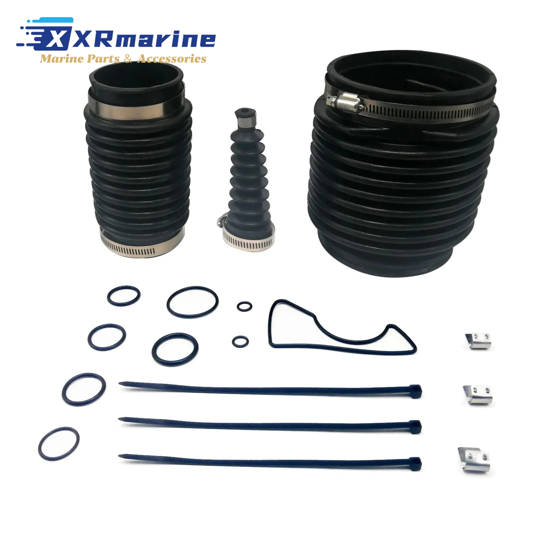 

Комплект гофрированных патрубков транцевого узла 74639A2, совместимый с двигателями Mercruiser Bravo Transom Sterndrive, заменяет 18654A1, 86840A05, 16755Q1