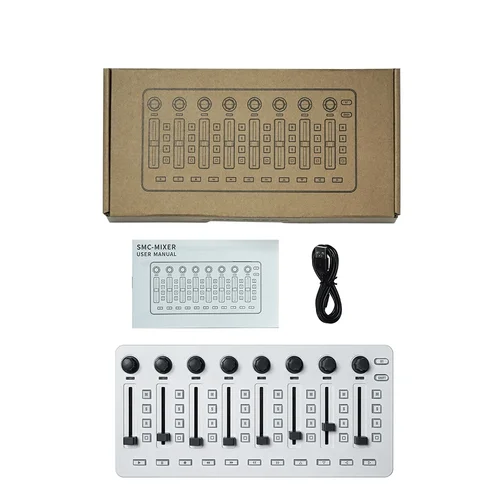 Imagen 2 del producto Consola mezcladora M-VAVE SK11 SMC-MIXER, controlador inalámbrico MIDI, conexión BT, controlador USB, mezclador para instrumento electroacústico