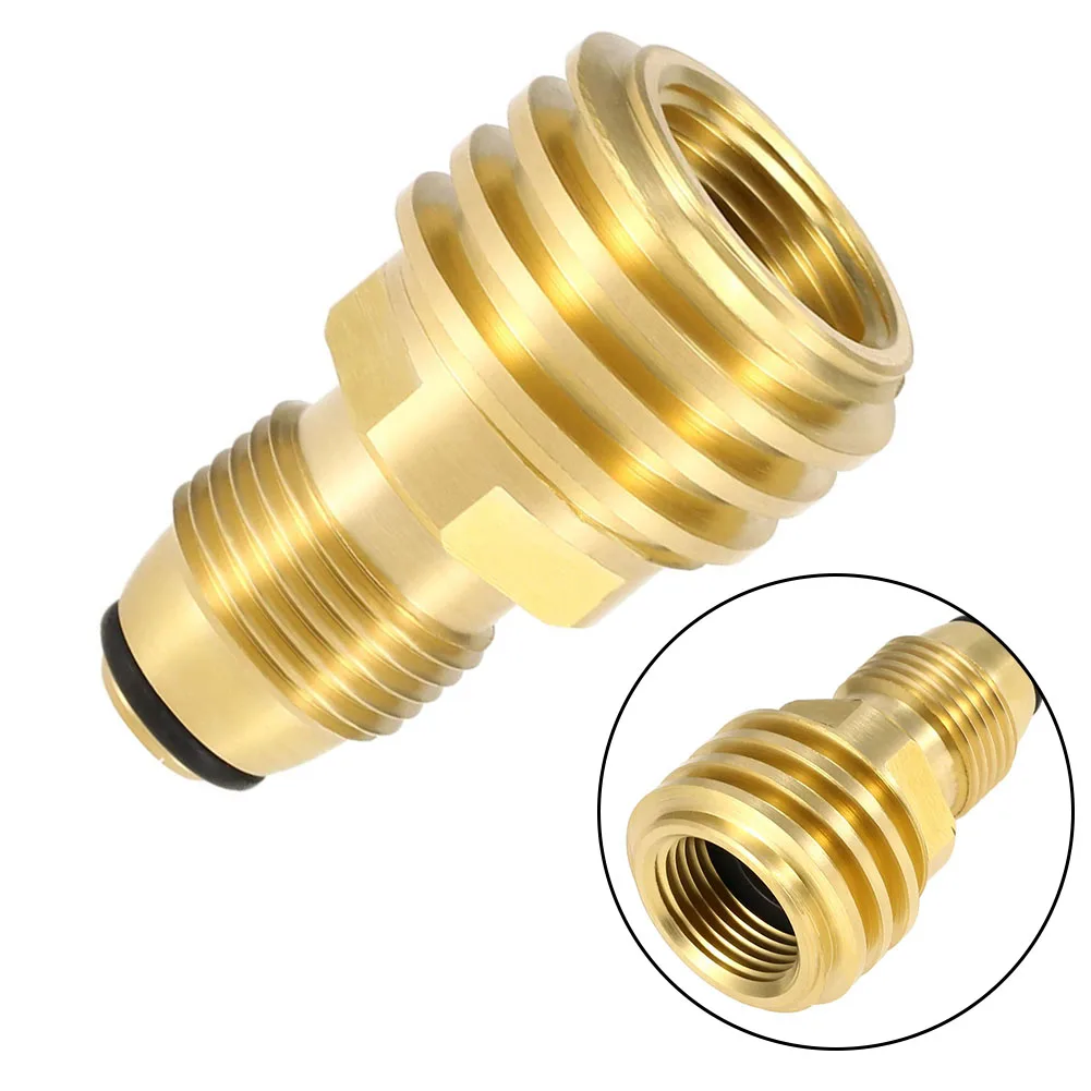 

Enhanced QCC11 Propane Tank Adapter With Solid Brass Regulator Valve For Safe Regulating Valve Outdoor Cooking Eating Accessorie