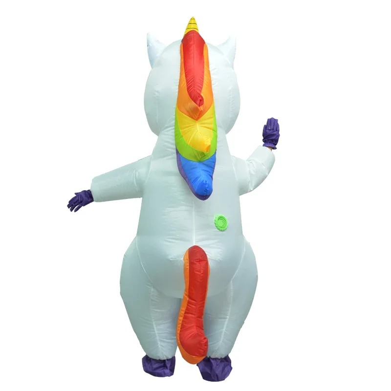 Costume gonfiabile unicorno adulto bambini arcobaleno costumi di Halloween per donna uomo adulto carnevale mascotte Purim natale Cosplay