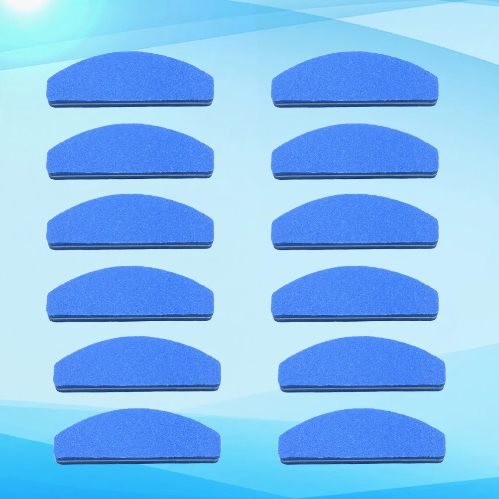 

20Pcs Sponge Nail File Set Mini Half-Moon Shape Double-Sided Emery Board for Nail Shaping Trimming Polishing Thick Nails Healthy