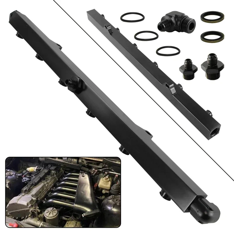 Wysokiej jakości zestaw montażowy szyny paliwowej do BMW serii 3 E36 E46 M50 M52 M54 325i 328i 323i M3 Z3 E39 528i Silnik Niebieski/Czarny