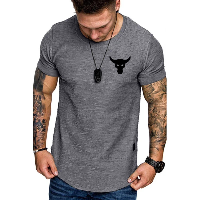 2024 Brand Sports Shirt Men Gym Choice Bodybuilding Muscle Fit Gym T Shirt Fitness Training Exercise Crossfit Tees T-shirt Man