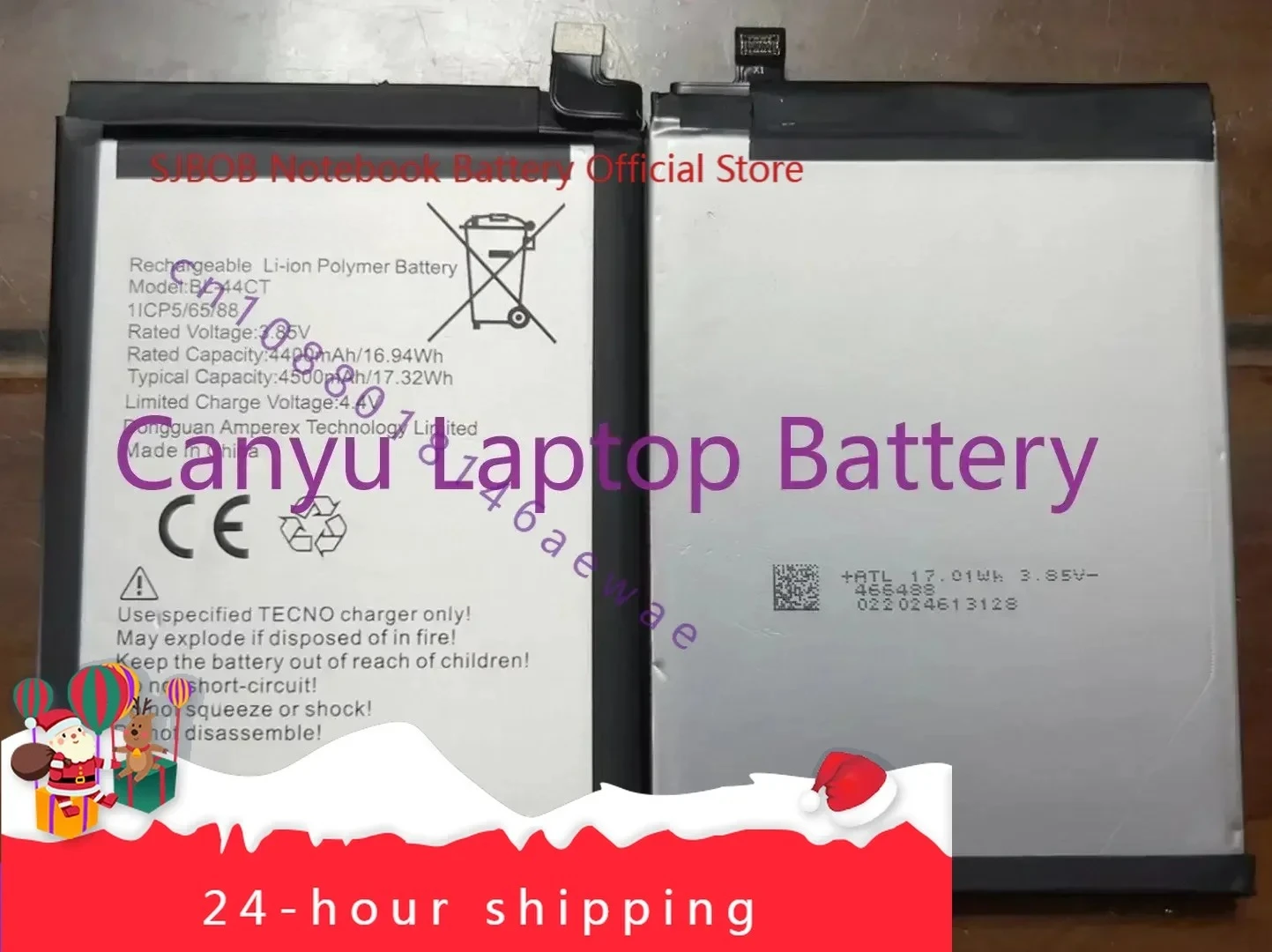 For  High Quality Phone Battery BL-44CT For TECNO Camon 16 Premier ce9 CD6J BL-44CT Batteries 4500mAh
