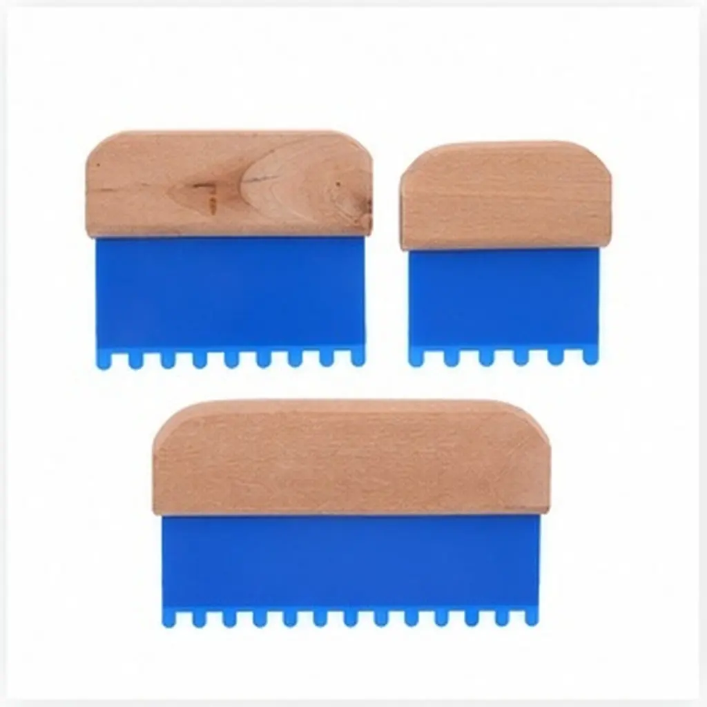 3Pcs Wall Texture Comb Set 2 4 5 Inch High Density Paint Brush Comb Multifunction Graining Tool for Diatom Mud Artistic Painting