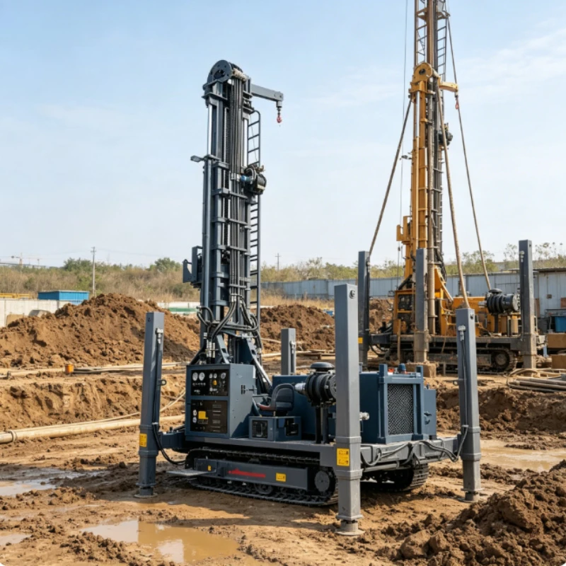Customized Water Well Drilling Rig Machine 700m Max Drilling Depth Hydraulic Deep Well Drilling Rig