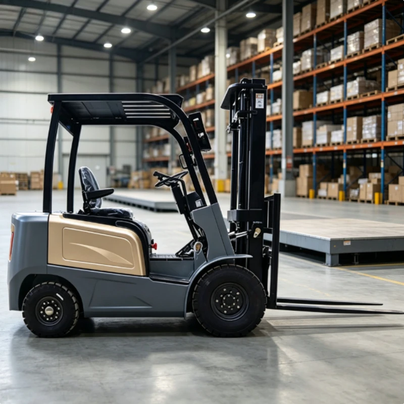 1.5-3.5ton Port Auxiliary Lead Acid Electric Counterbalance Forklift Smooth Reliable Container Goods Lift Truck