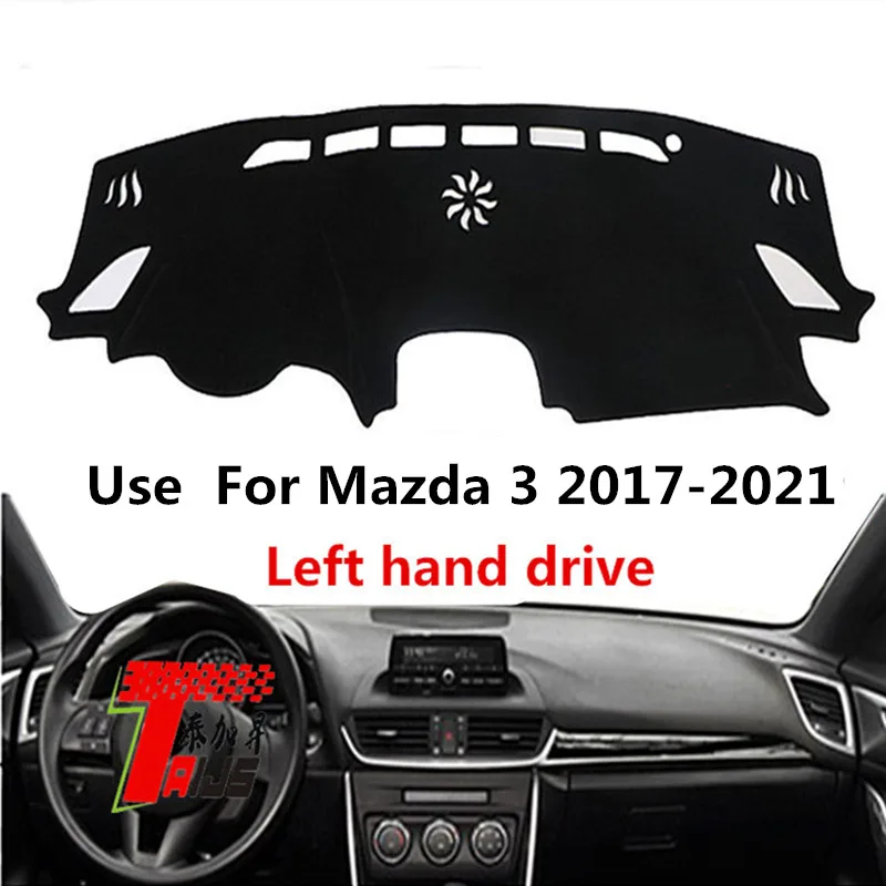 

Фланелевый чехол TAIJS высокого качества для приборной панели, защита от грязи для Mazda 3 2017-2021, левый руль