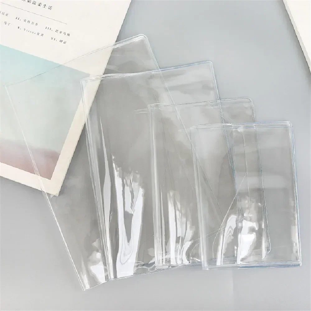 A5/A6 PVC Cover Transparent Protective Case Film Sleeve Notebook Waterproof Journals Planner Book Diary Protect Cover Supplies