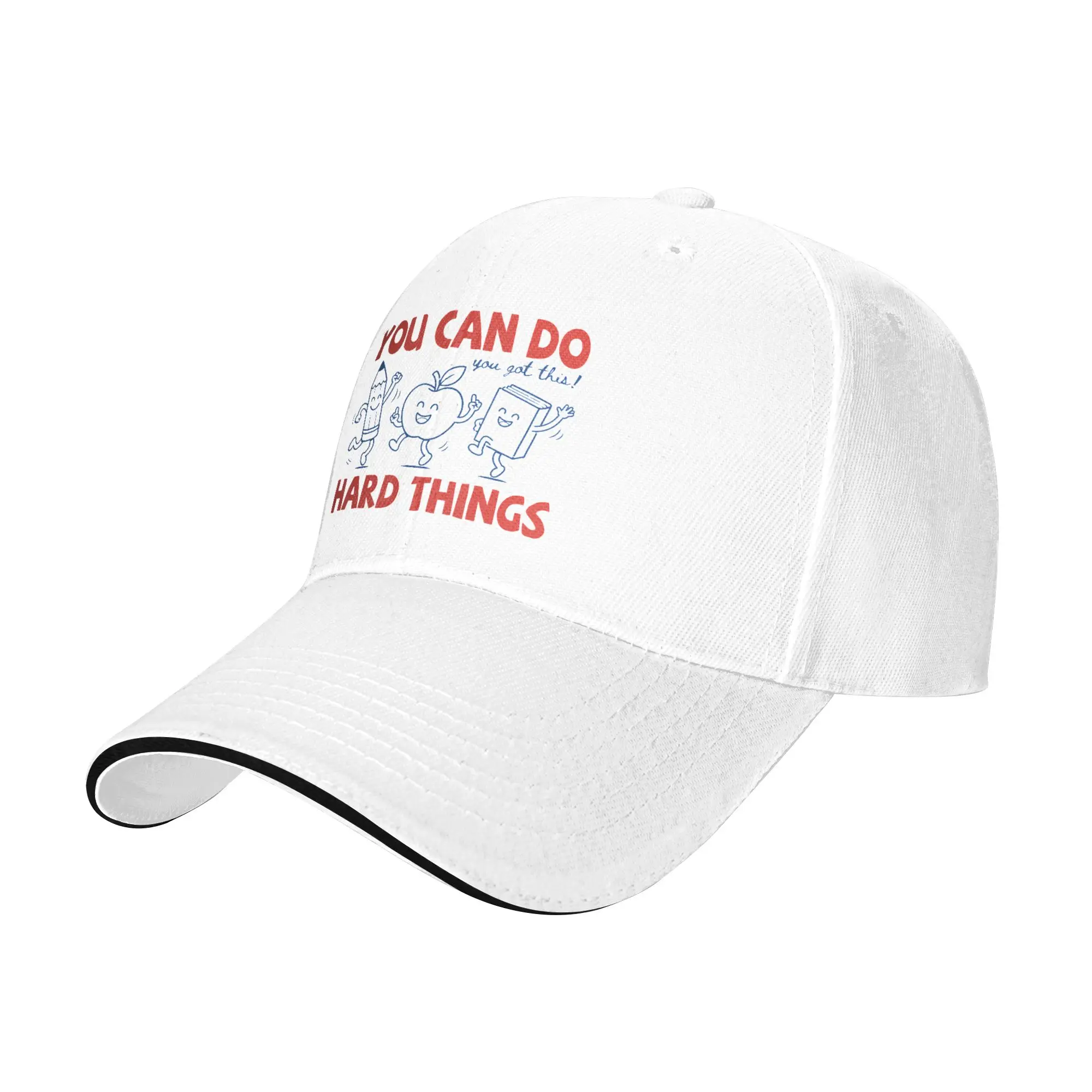 You Can Do Hard Things You Got This Motivational Teacher Baseball Cap  Unisex-Teens Hip Hop Hats Hunting Camping Baseball Caps