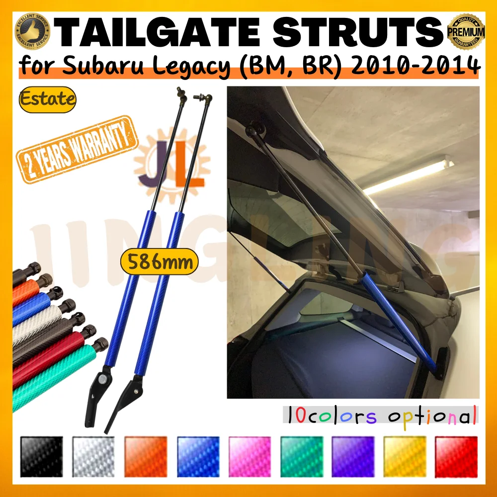 

Qty(2) Стойки багажника для Subaru Outback/Legacy BM BR Estate 2010-2014 Задняя дверь багажника Газовые пружины Подъемные опоры Амортизатор