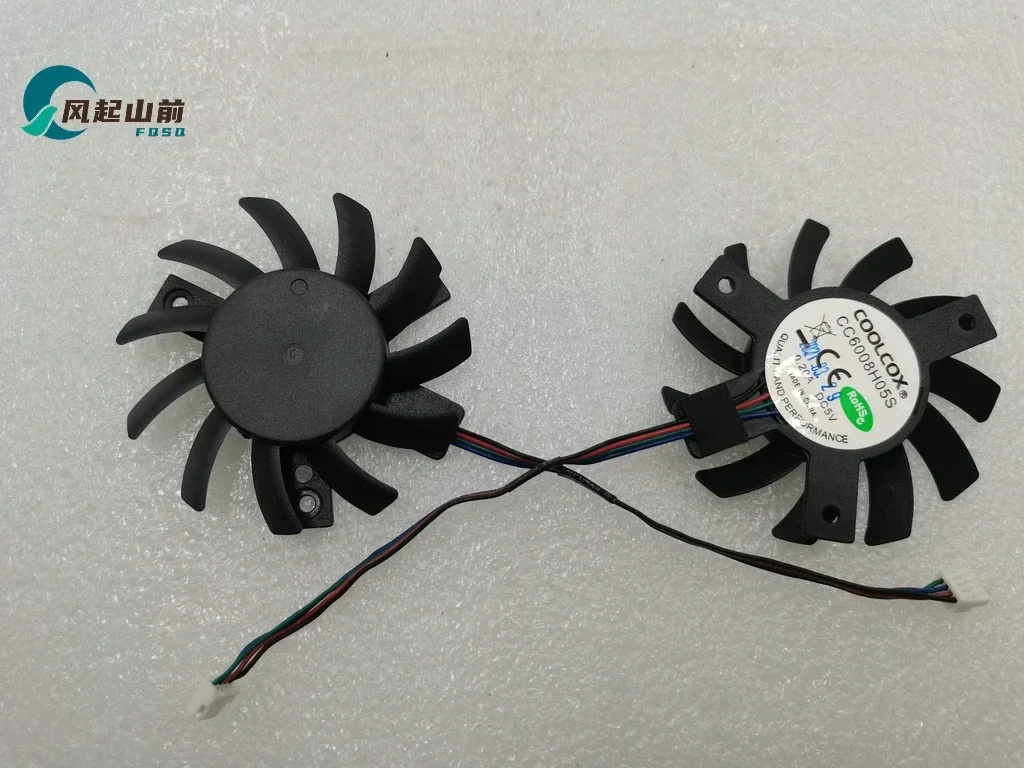 교육용 기계 팬용 냉각 팬 CC6008H05S 5V 0.2A 6008 40X40X40MM 마더보드
