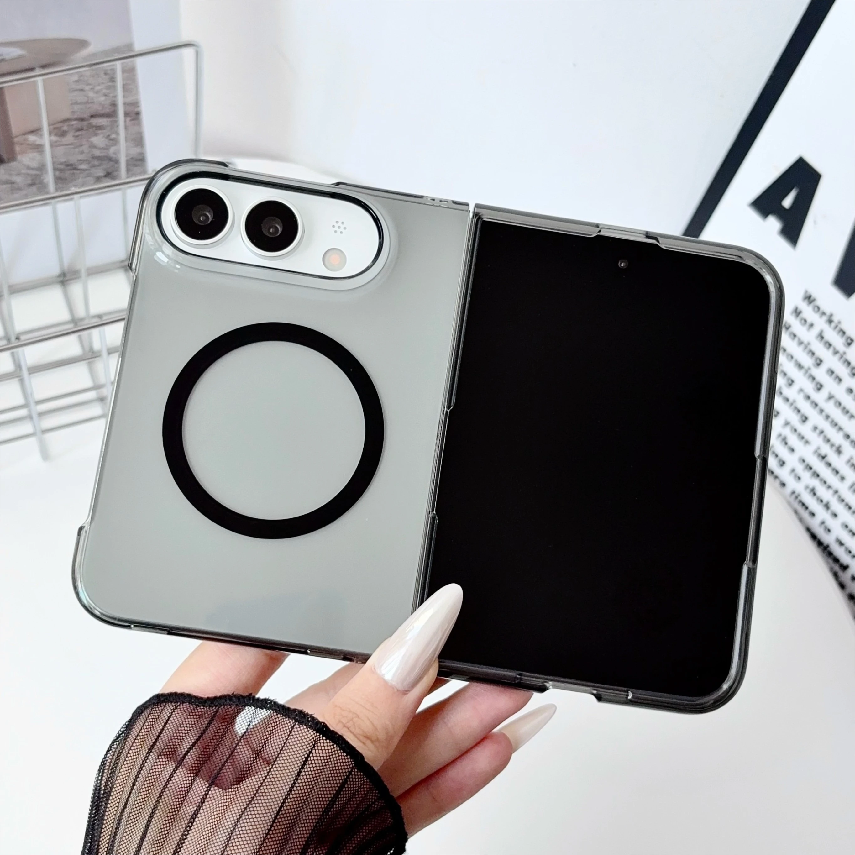 Matte Hard Pc Back Case - Custodia per iPhone Ultra Fold Opaca