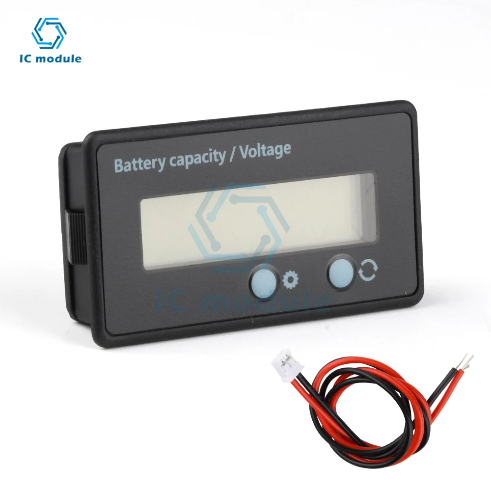 6-73V lead-acid lithium battery universal power display meter GY-6S Battery Level Indicator lead-acid battery Capacity Tester