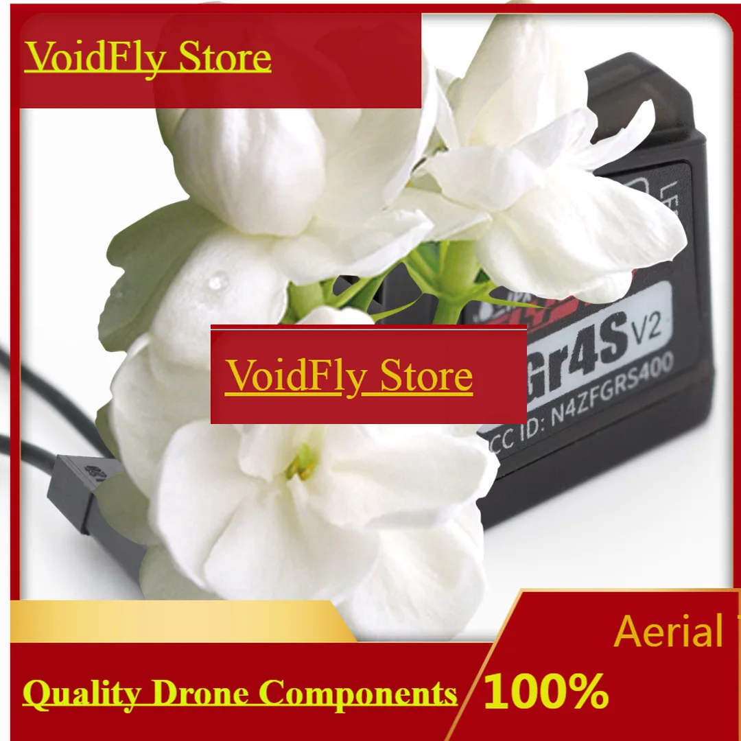 VoidFlyFlysky FGR4S V2 Receiver AFHDS 3 Built-in Single-Antenna Bidirectional PWM /PPM / IBUS Output Receiver For Flysky NB4 PL1