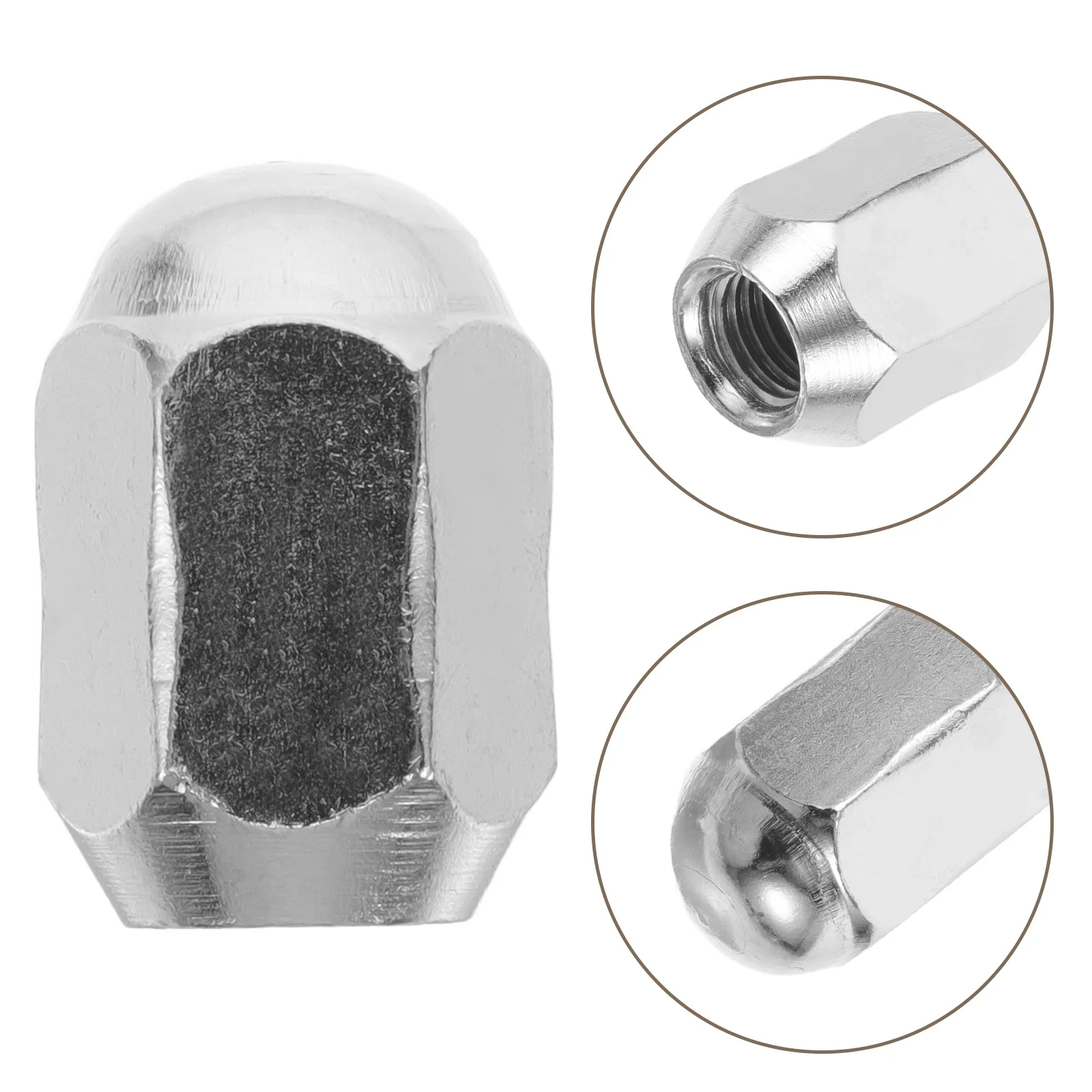 

8Pcs Wheel Tire Lug Nuts Steel Heavy Duty Automotive Lug Nut Set M10 Atv Screws Car Truck Camper Accessories Screw Nuts