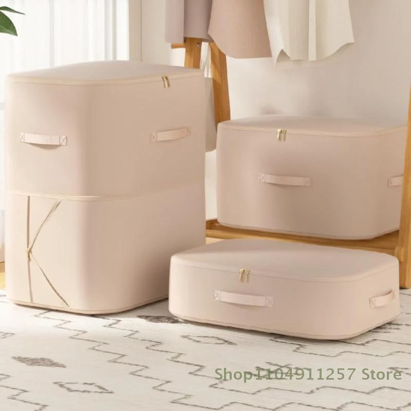 

1 Pc Heavy-Duty Self-Compressing Storage Bag - Portable Organizer For Clothes , Blankets & Quilts, Ideal For Closet Organization