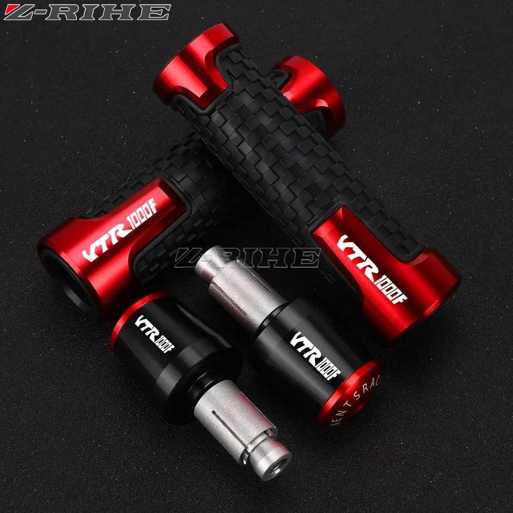 Handle Bar Cap End Plug Handlebar Grips Accessories For Honda VTR1000FV VTR1000FW VTR1000FX VTR1000 VTR1000F FIRESTORM 1997-2005