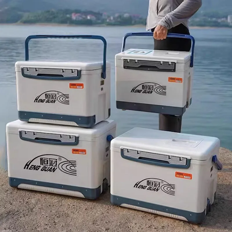 

15L 18L 23L 30L Tackle Box Insulated Ice Box Fishing Cooler Taiwan-style Fishing Box Can Seating Fishing Supplies Tool Box