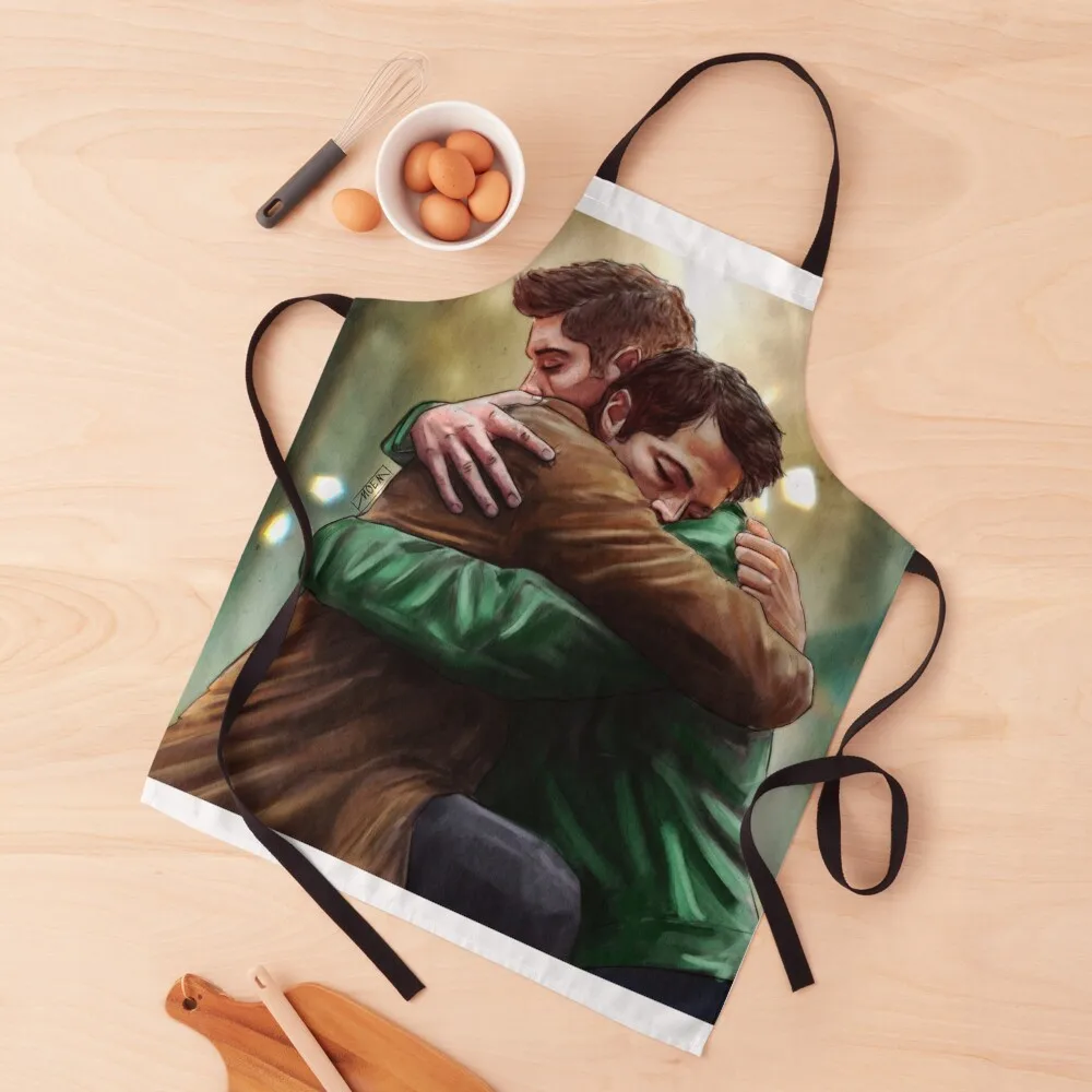

Destiel reunion hug Apron For Women Utensils For Kitchen Apron