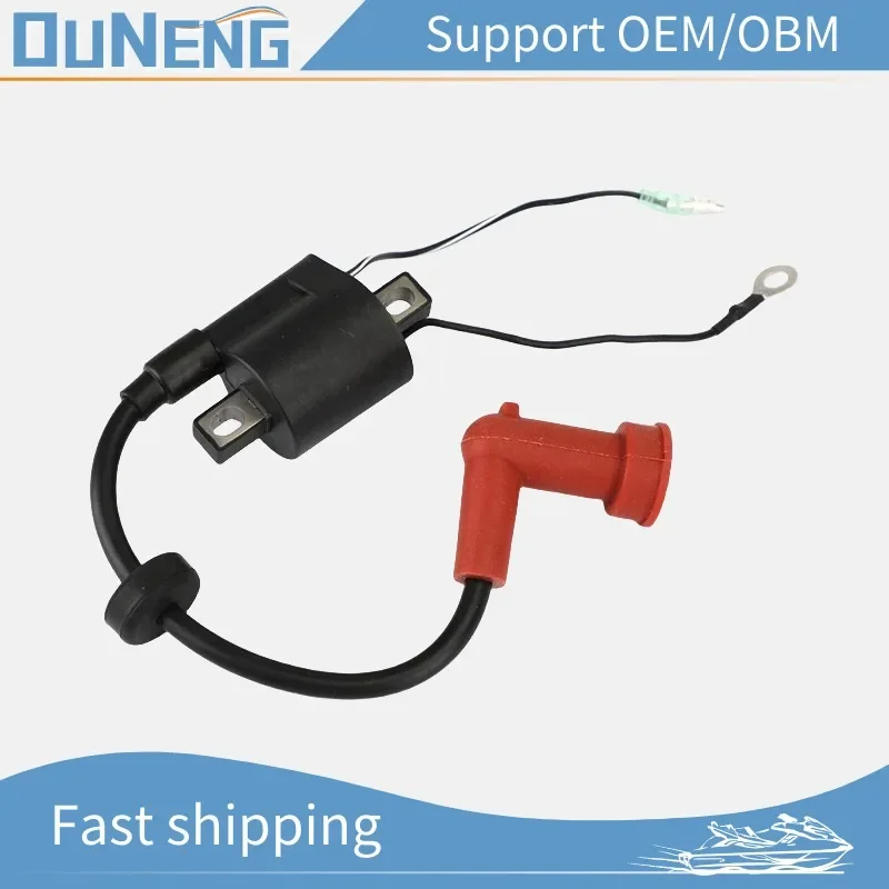 

OUNENG 66T-85570 Ignition Coil Replaces YAHAm Outboard Motor 40HP E40X 40XWT Parsun 66T-85570-00 T40-05090100 Boat Motor