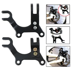 Bicycle Disc Brake Modification Bracket Frame Adapter Disc Brake Holder Mountain Bike Converter V Brake Rack Cycling Accessories