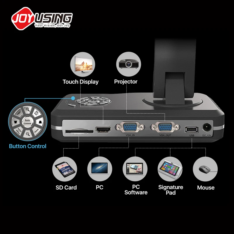 JOYUSING Portable 8.0MP A3  V500 Visualizer Document Camera for ClassroomDocument Camera Visualizer