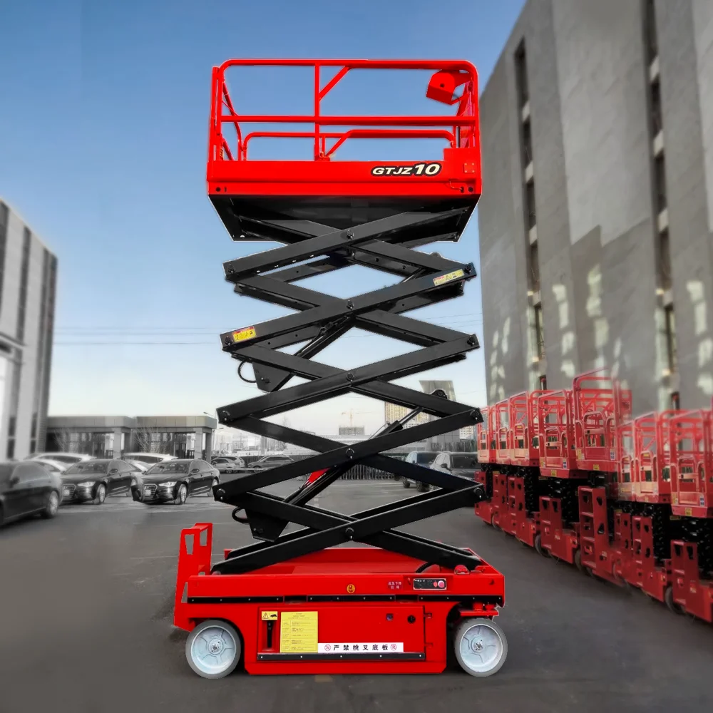 

High Altitude Operation Use 300kg 450kg Hydraulic Mobile Electric Table Lift Widely Used 6m 8m 10m 14m Scissors Lift Tables