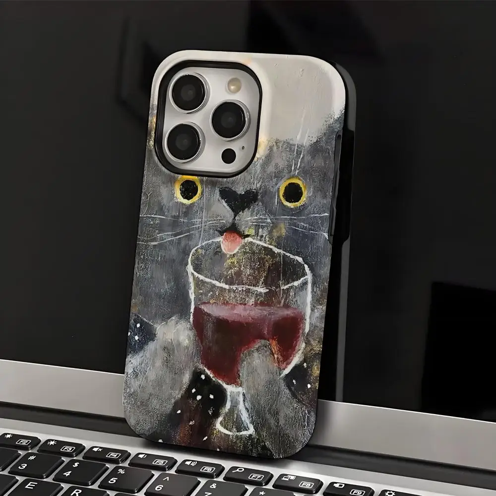 

inset ART Natalia Shaloshvili Phone Case INS For IPhone 16 15 14 13 12 11 Pro Max X XR XSMax 7 8 Plus Glossy Film Hard PC Cover