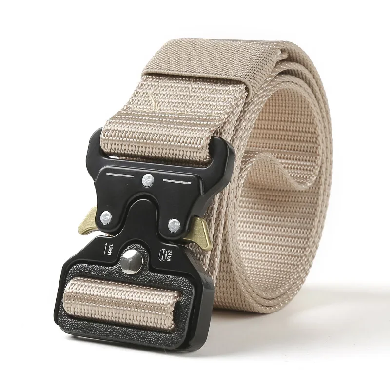 Style Riemen Quick Release-Riem Mode Heren Canvas Tailleband Outdoor Jacht Wandelgereedschap