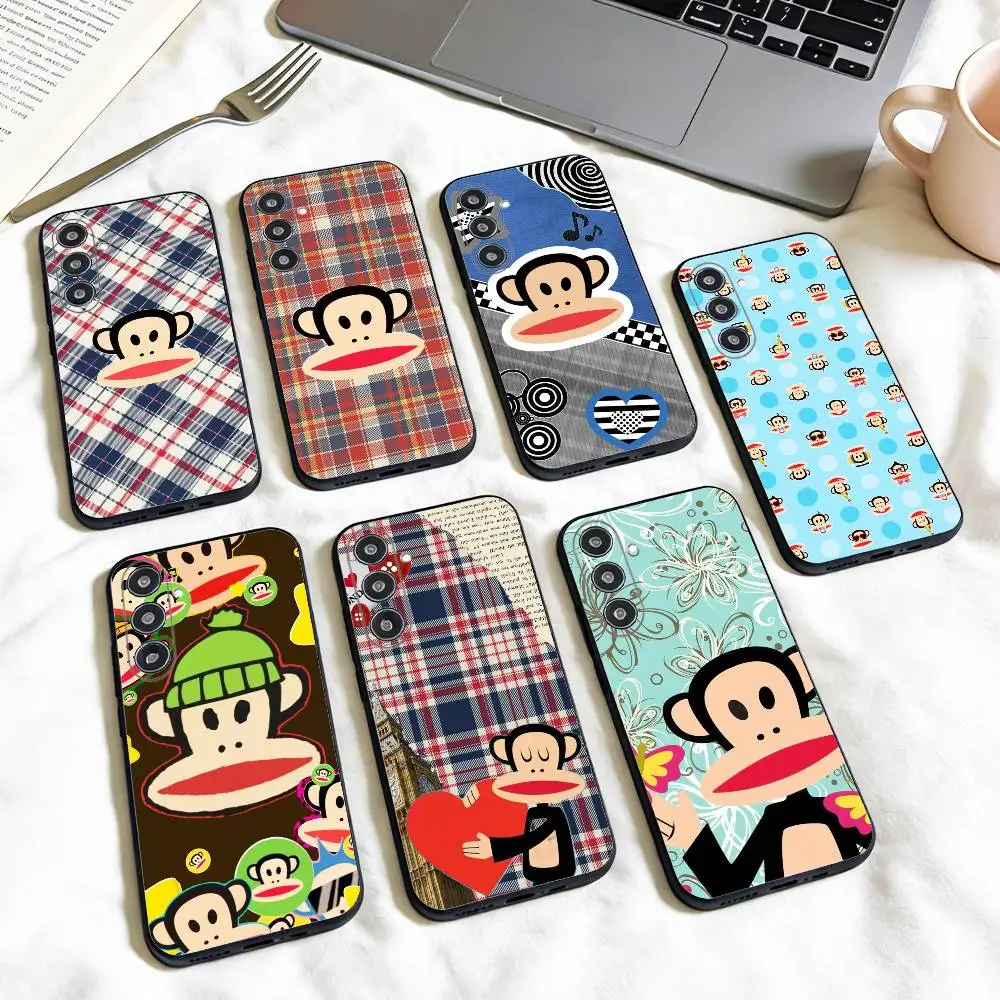 Funda de teléfono CUTE T-pauls-frank-s Fashion para Samsung Galaxy A73,A72,A71,A70,A53,A52,A51, otros, carcasa negra suave