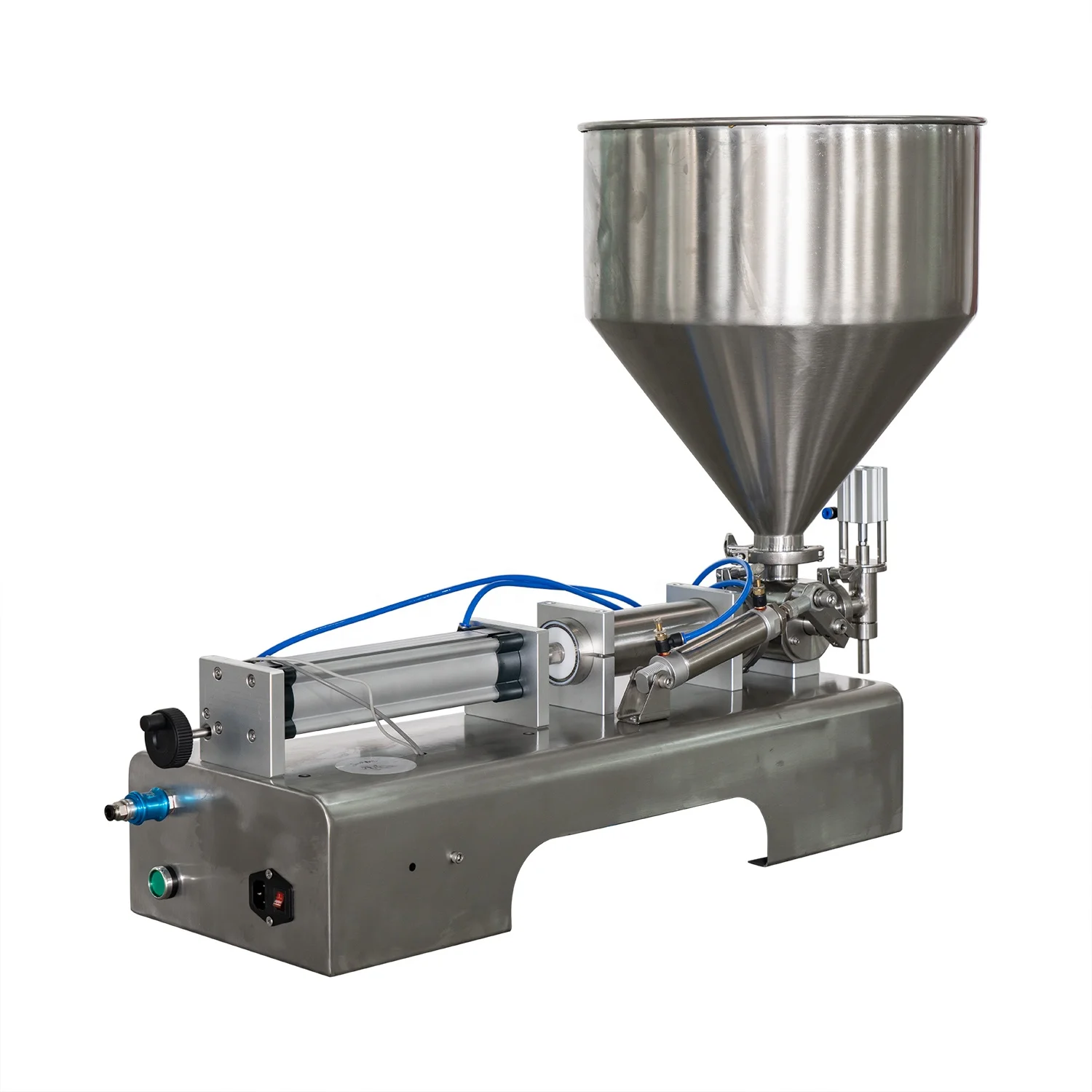 Semi Automatic Paste and Liquid Filling Machine with Different Filling Nozzles