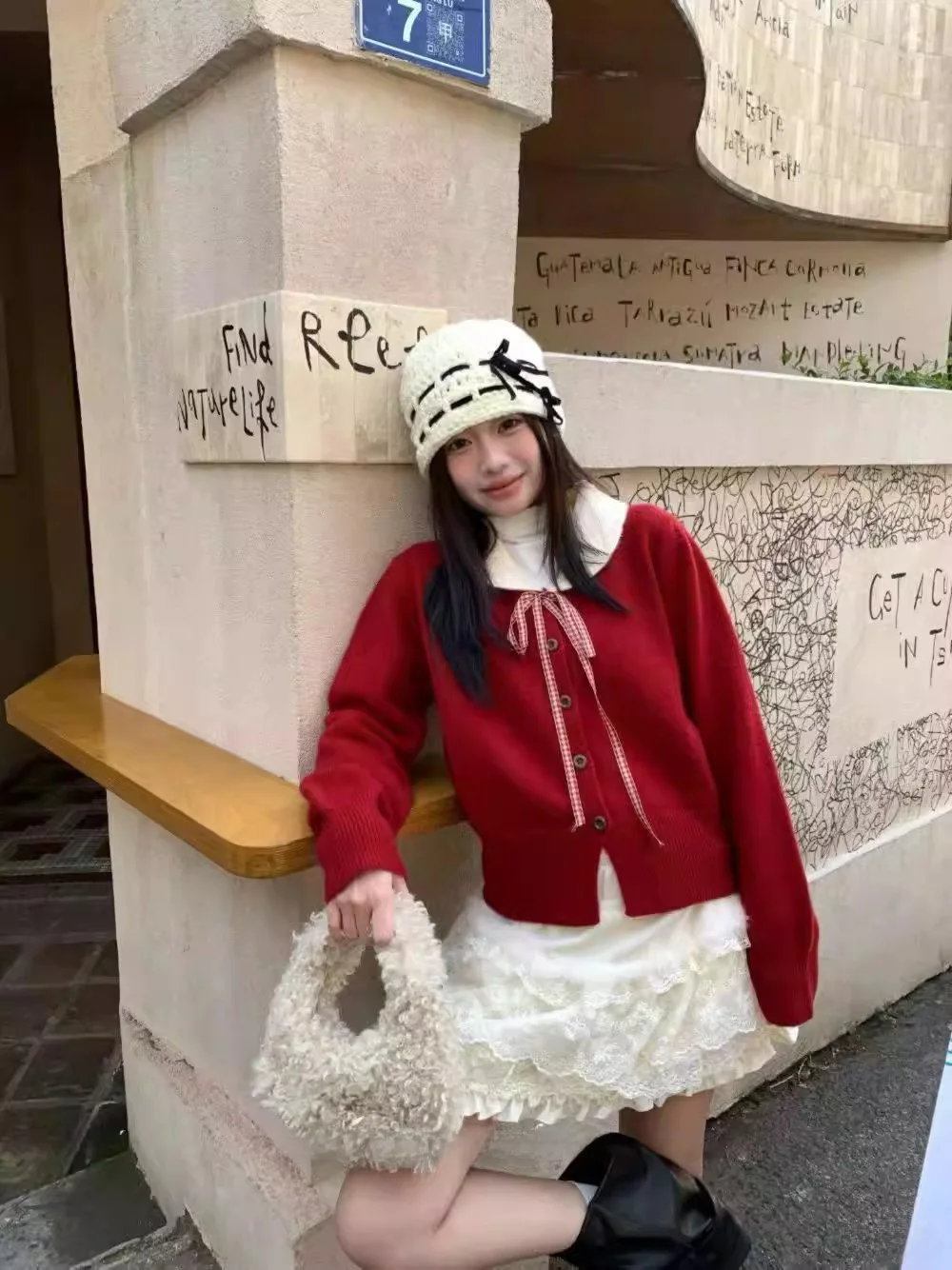 

Retro Korean Sle Women's Knitted Sweater 2026 New Winter Faion Girl's Feel Long Sve Wrap Belted Base Layer Outerwear